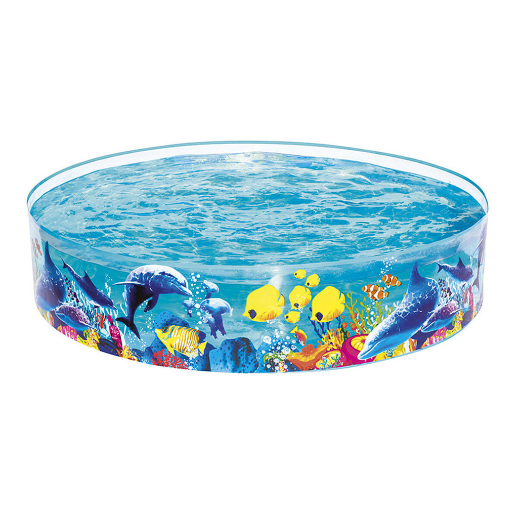 Piscina infantil rígida de PVC Bestway Marina 183x38 cm +2 años Jardín 55030