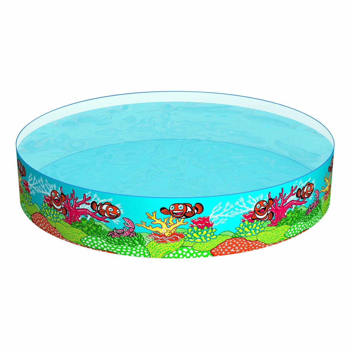 Piscina infantil rígida de PVC Bestway Marina 183x38 cm +2 años Jardín 55030