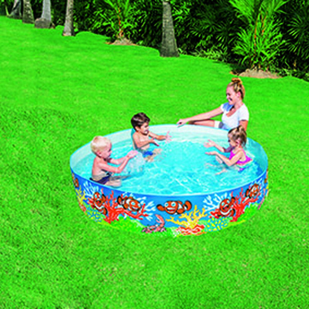 Piscina infantil rígida de PVC Bestway Marina 183x38 cm +2 años Jardín 55030