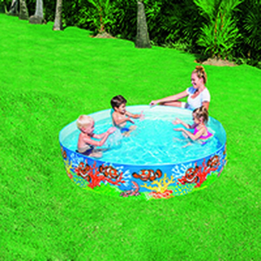 Piscina infantil rígida de PVC Bestway Marina 183x38 cm +2 años Jardín 55030