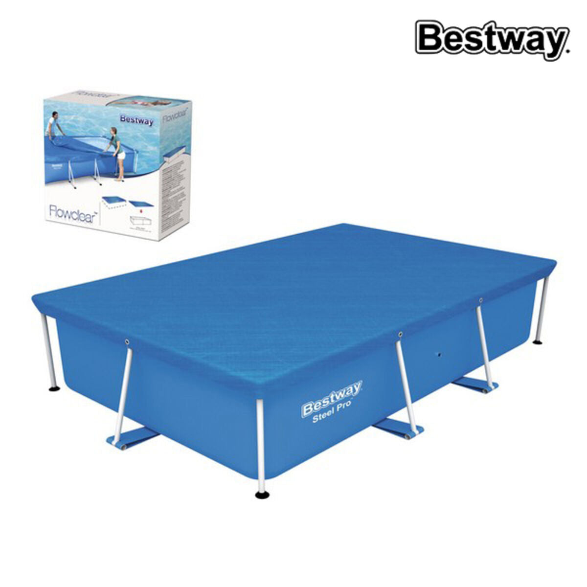 Bestway Capa Piscina 264x174 cm Jardim 58105