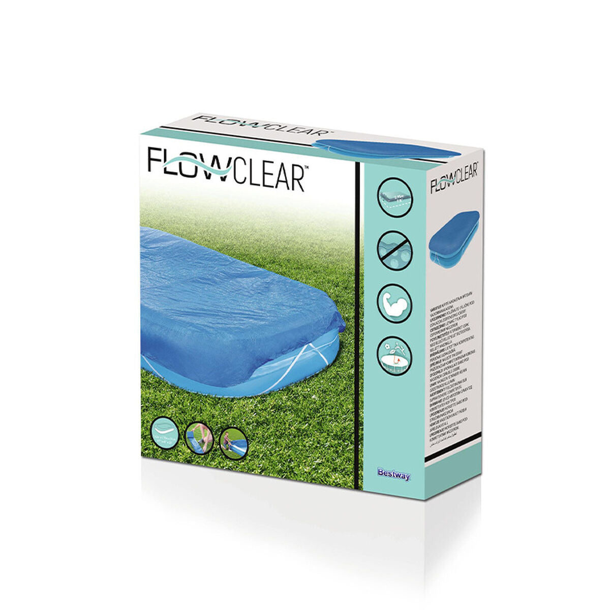 Bestway Cobertura de Piscina Inflável 295x220 cm Jardim 58319