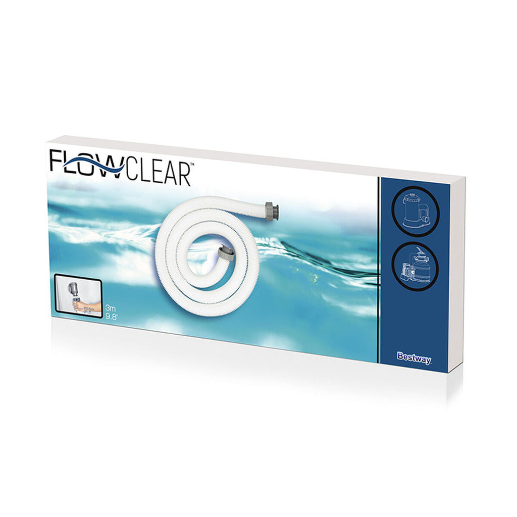 Bestway Mangueira de Filtração com Rosca 3M D3,83 cm Piscina e Jardim 58368