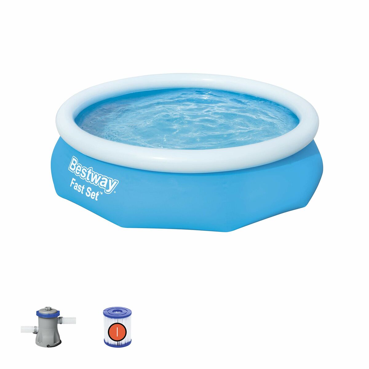 Piscina hinchable para adultos Bestway con depuradora 305x76 cm Jardín 57270