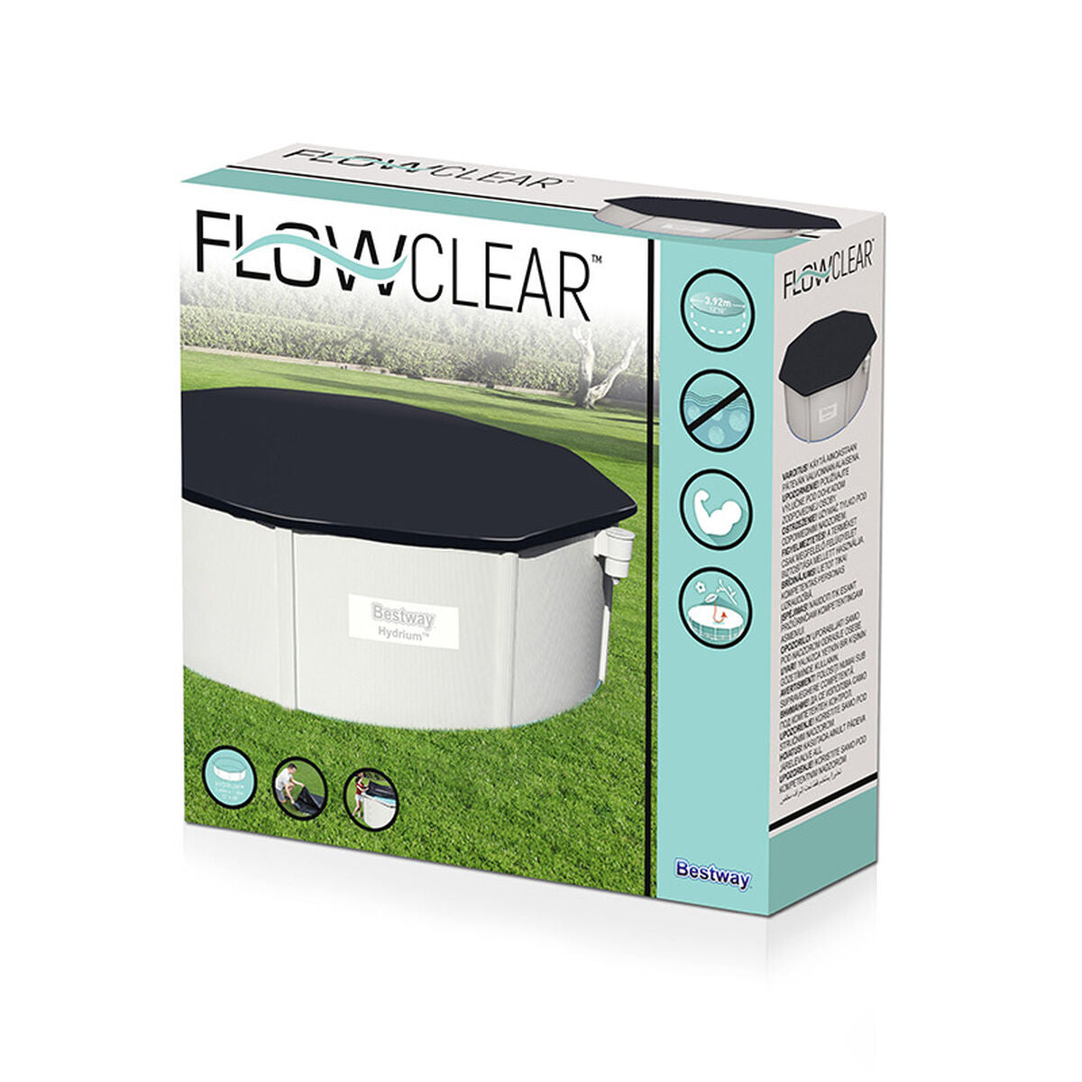 Bestway Cobertura Piscina PVC D401 cm Jardim 58292