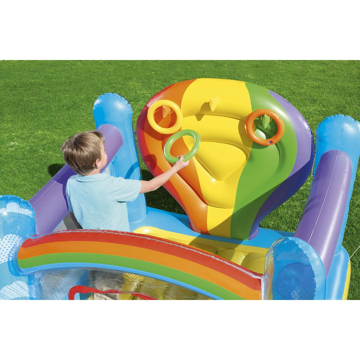 Bestway Saltador Inflável Jogos Aros 175x173x137 cm +3 Anos Jardim 52269