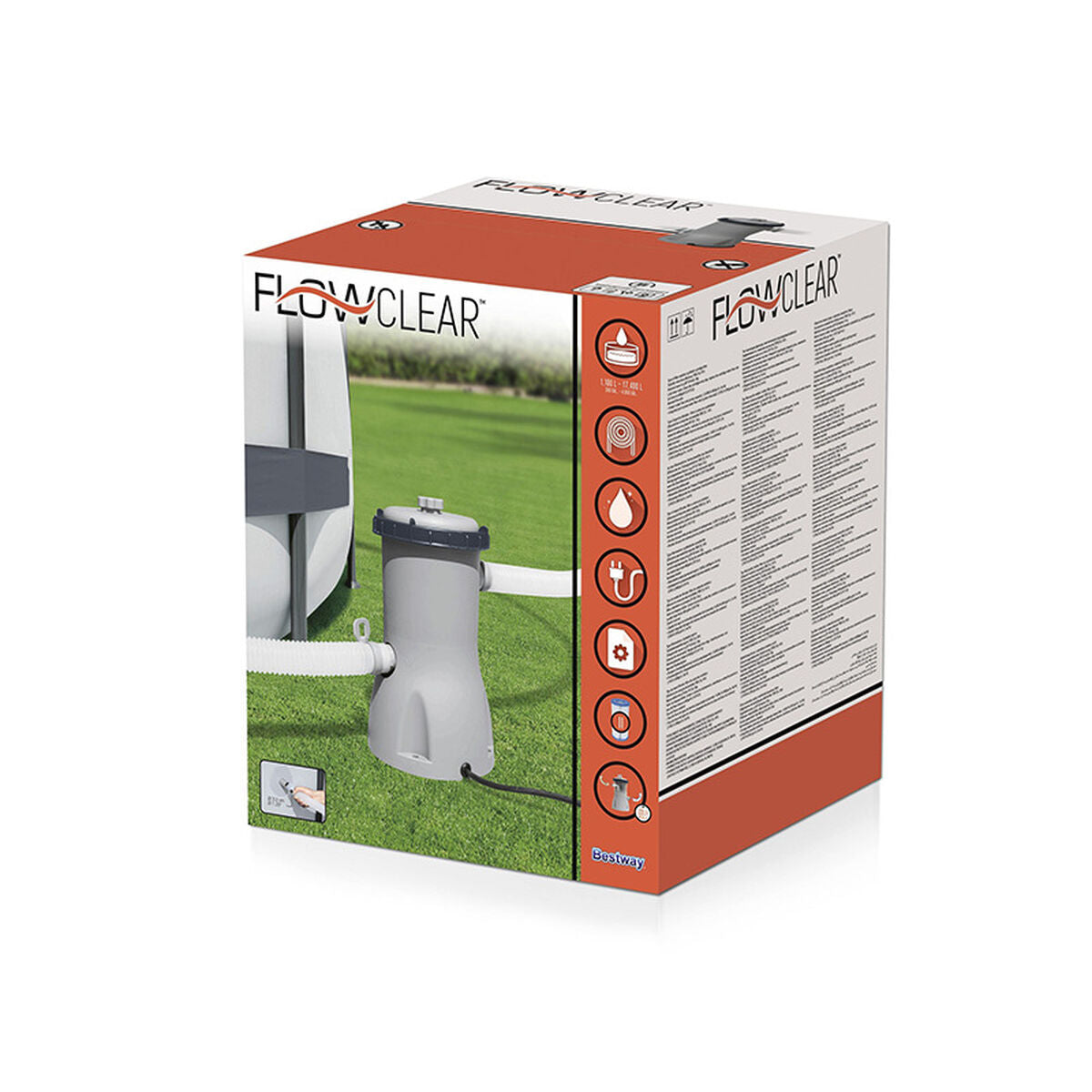 Bestway Depurador de Piscina 3028 Litros/Hora Jardim 58386