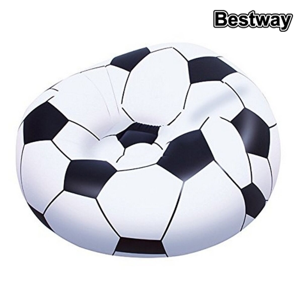 Bestway Sillão Gigante Futebol 114x112x66 cm +6 Anos Interior e Jardim 75010