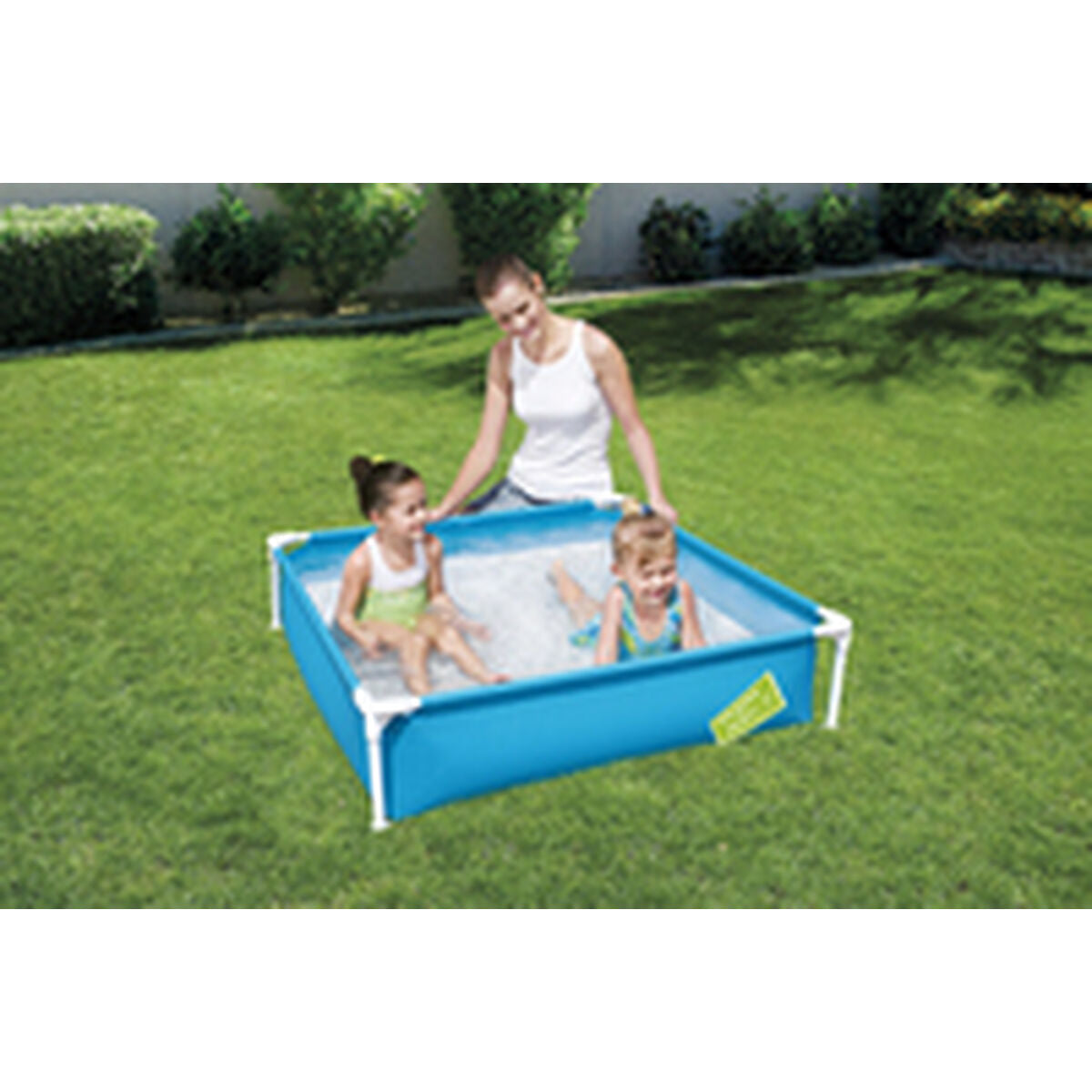 Piscina infantil rígida Bestway 122x122x30,5 cm +2 años Jardín 56217