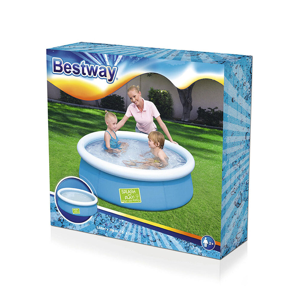 Bestway Piscina Insuflável Infantil Aro 152x38 cm +2 Anos Jardim 57241