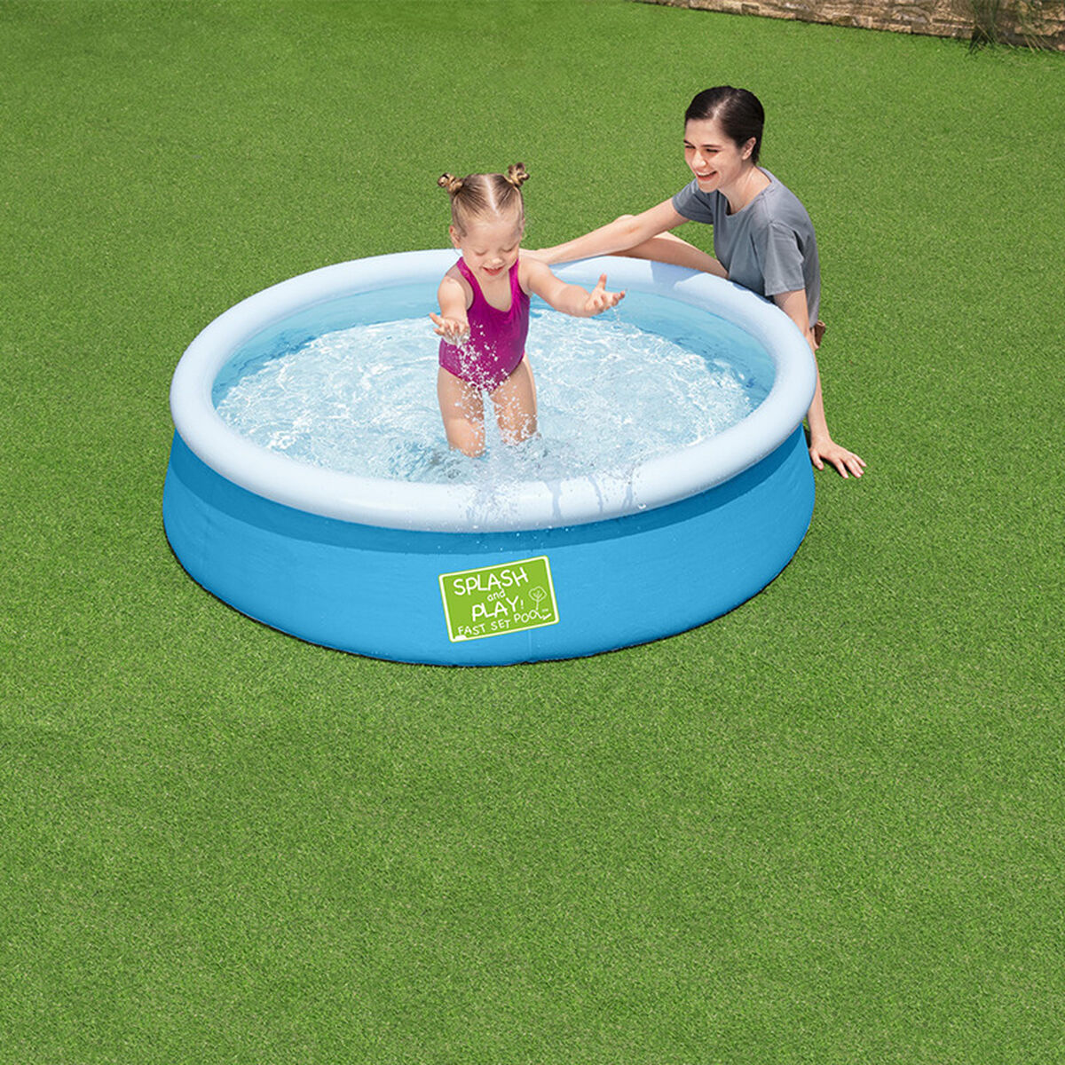 Bestway Piscina Insuflável Infantil Aro 152x38 cm +2 Anos Jardim 57241