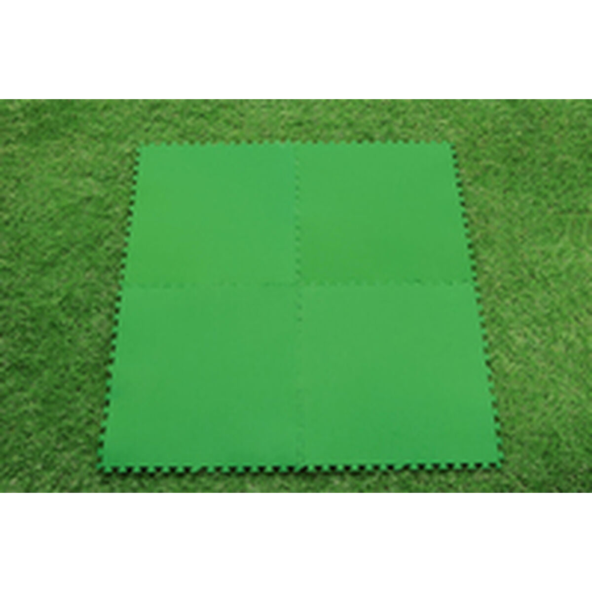 Bestway Piso de Espuma para Piscina Verde 9 Peças 78x78 cm Jardim 58636