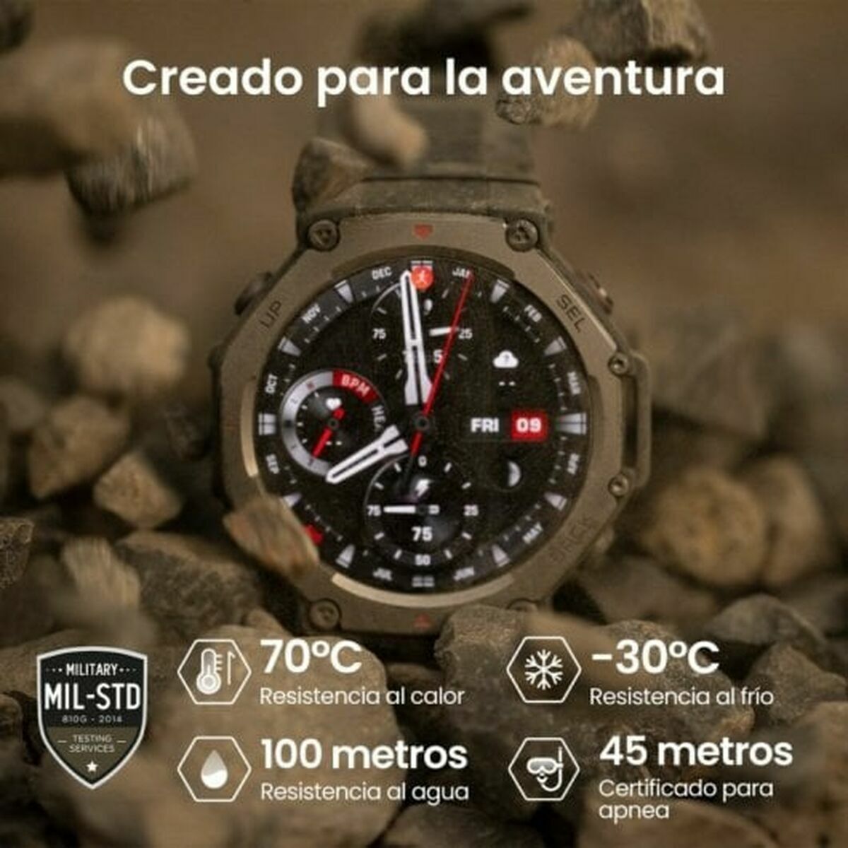 Smartwatch Amazfit W2323GL1N Preto 1,5"