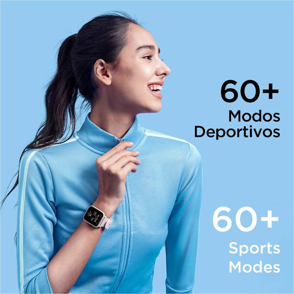 Smartwatch Amazfit Bip U Pro 1,43" GPS Bluetooth Preto Cor de Rosa 1,43"