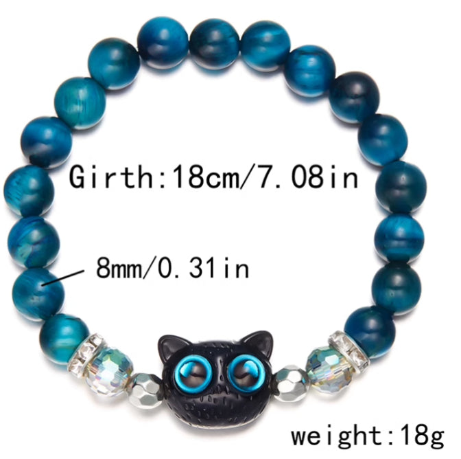 Pulseira Kitten em Pedra Natural