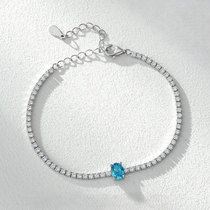 Pulseira Elegance Azul-Celeste