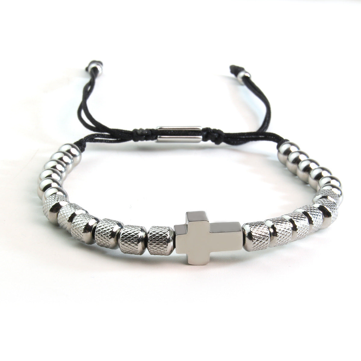 Stainless Steel Cross Bracelet