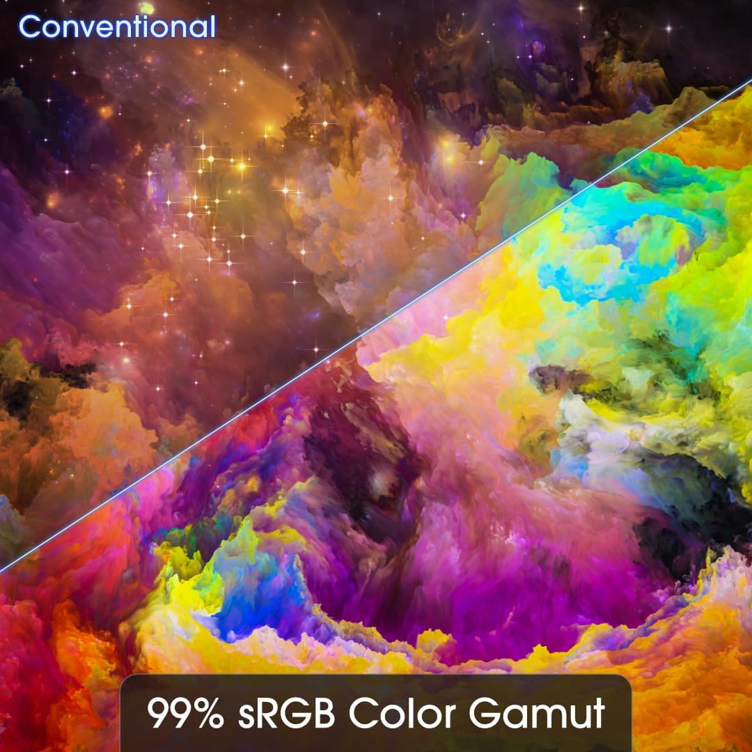 Sceptre New Curved 24.5-inch Gaming Monitor up to 240Hz 1080p R1500 1ms DisplayPort x2 HDMI x2 Blue Light Shift Build-in Speakers, Machine Black 2025 (C255B-FWT240 Series)