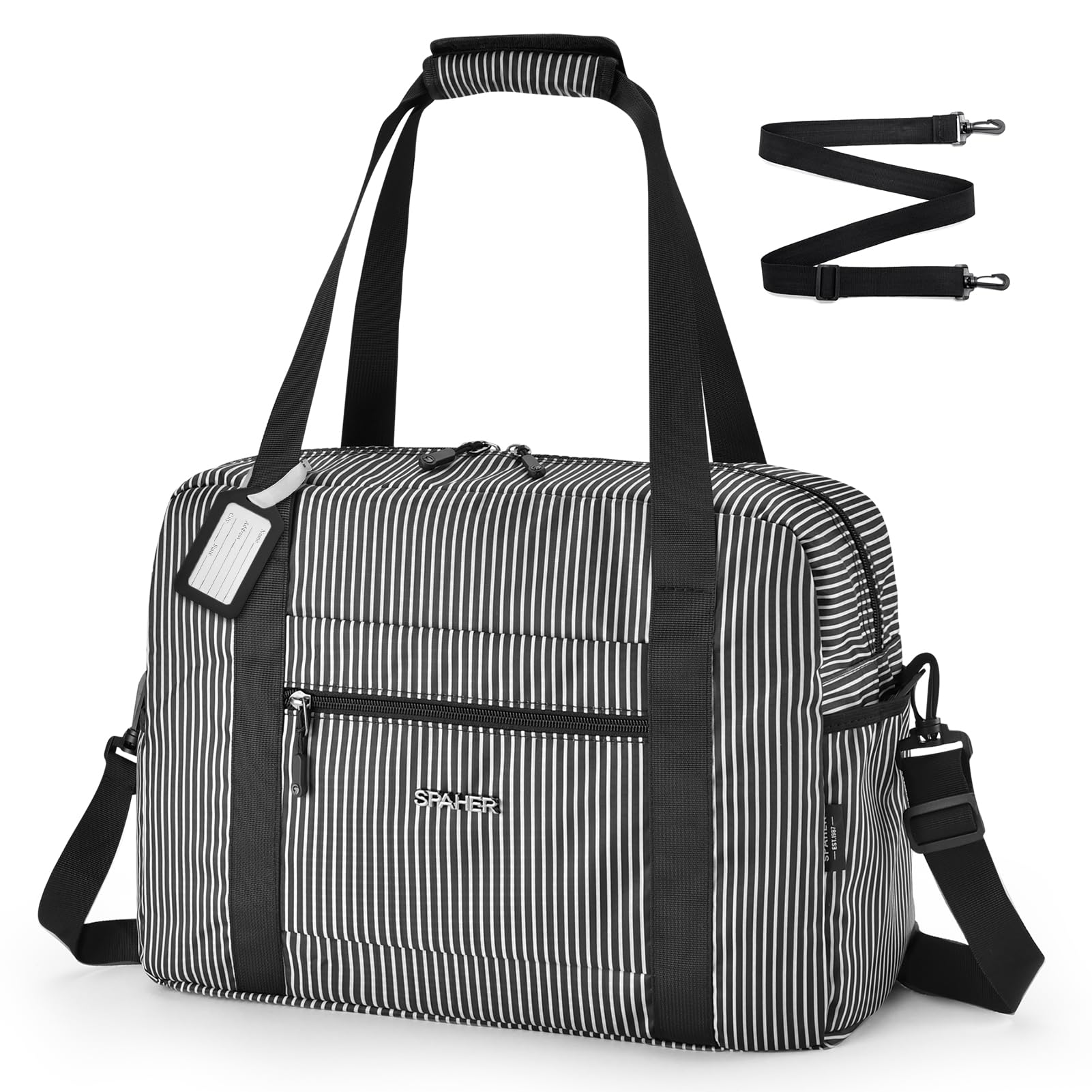 SPAHER Bolsa de viagem 40 x 30 x 20 Wizzair Vueling dobrável bagagem de mão cabine impermeável saco de desporto homem malas maternidade hospital mala bagagem fim semana mulher 25 L