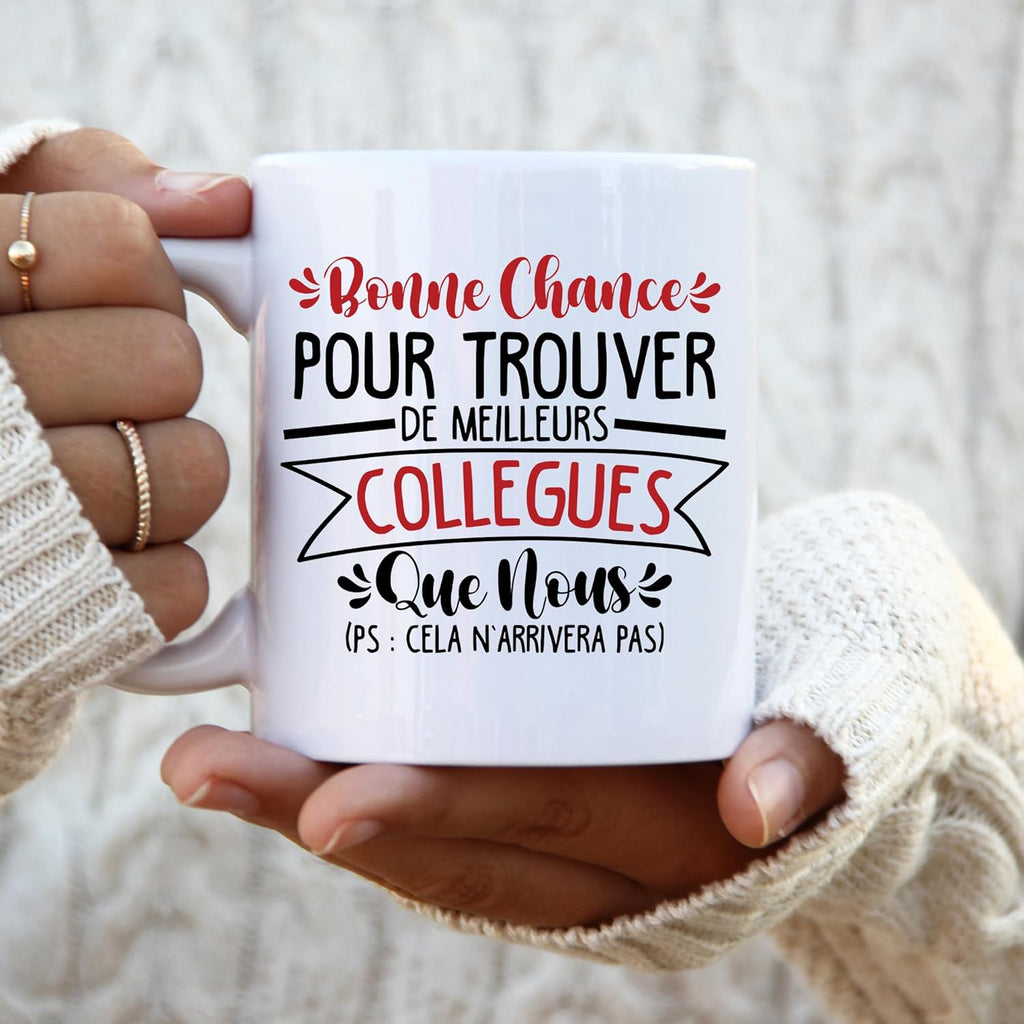 Jungle Mug Presente colega de trabalho | Boa sorte para encontrar melhores colegas do que nós | Caneca presente colega de trabalho | Caneca de trabalho - Iniciar colega