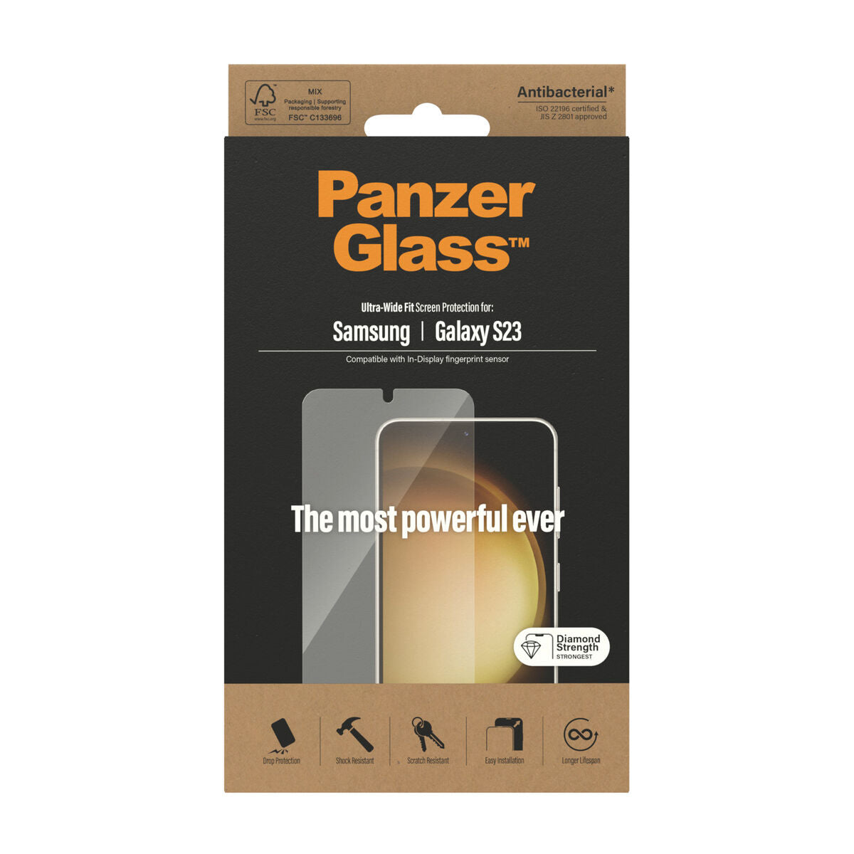 Protector de pantalla Panzer Glass 7322 para Samsung Galaxy S23