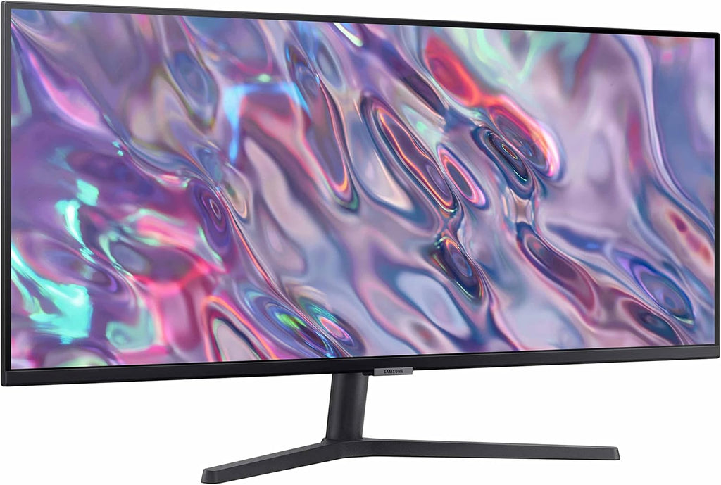SAMSUNG 34" ViewFinity S50GC Series Ultra-WQHD Monitor, 100Hz, 5ms, HDR10, AMD FreeSync, Eye Care, Borderless Design, PIP, PBP, LS34C502GANXZA, 2023, Black