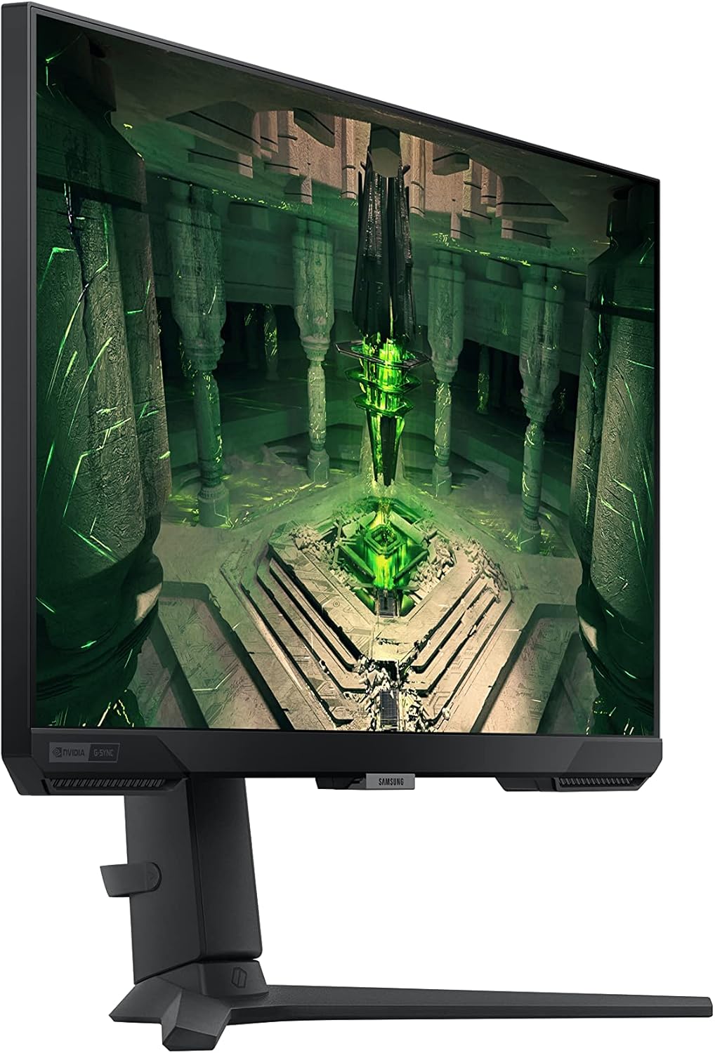 SAMSUNG 25" Odyssey G4 Series FHD Gaming Monitor, IPS, 240Hz, 1ms, G-Sync Compatible, AMD FreeSync Premium, HDR10, Ultrawide Game View, DisplayPort, HDMI, Fully Adjustable Stand, LS25BG402ENXGO