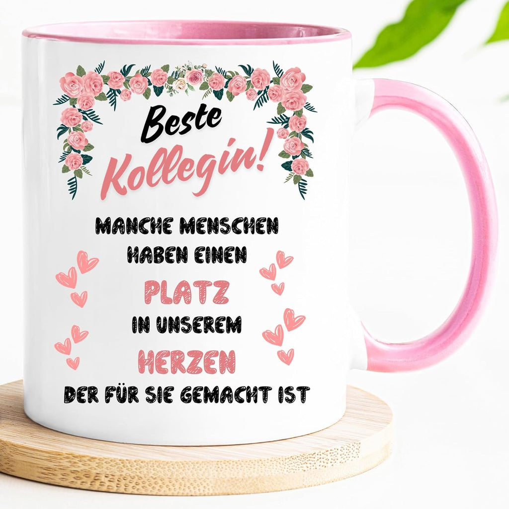 Jungle Mug Caneca do melhor colega | Presente de despedida para colegas | Caneca de café de colega | Caneca de chá para a companheira | Presente de agradecimento Diga Graças colega