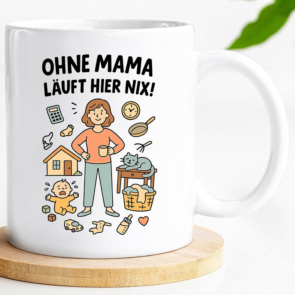 Jungle Mug Caneca de café com ilustrações para mãe e dia a dia