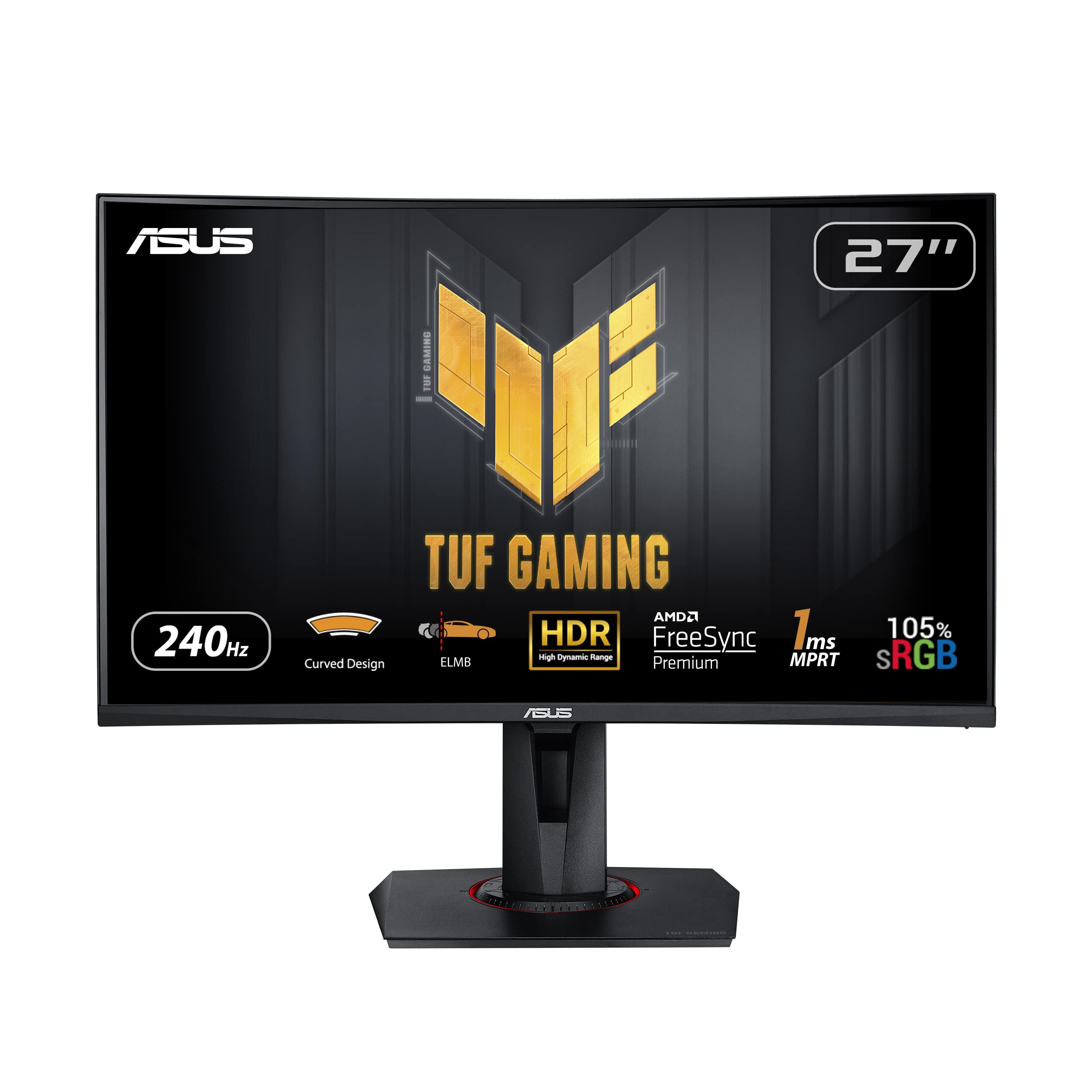 ASUS TUF Gaming VG34VQEL1A – 34 Inch Curved Gaming Monitor, UWQHD, 100 Hz, Extreme Low Motion Blur, Freesync, 1ms MPRT, 125% sRGB, HDR