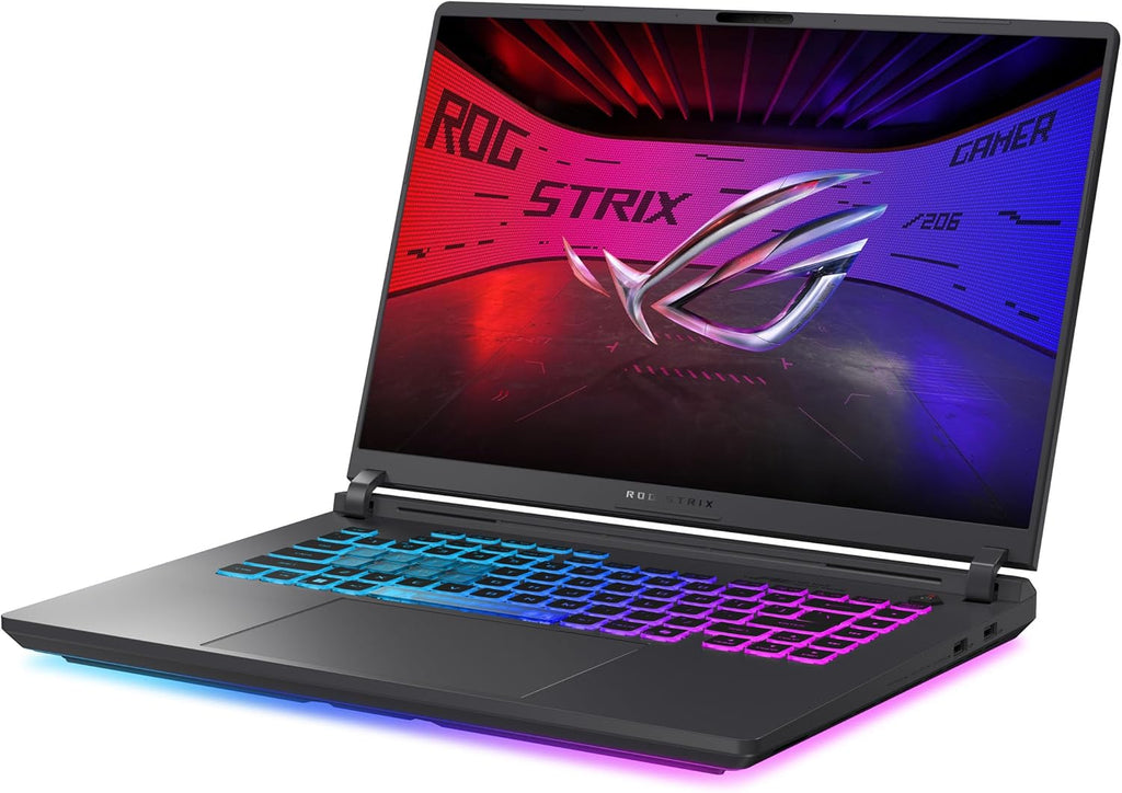 ASUS ROG Strix G16 (2025) Gaming Laptop, 16” FHD+ 16:10 165Hz/3ms Display, NVIDIA® GeForce RTX™ 5060 Laptop GPU, Intel® Core™ i7 Processor 14650HX, 16GB DDR5, 1TB Gen 4 SSD, Wi-Fi 7, Windows 11 Home
