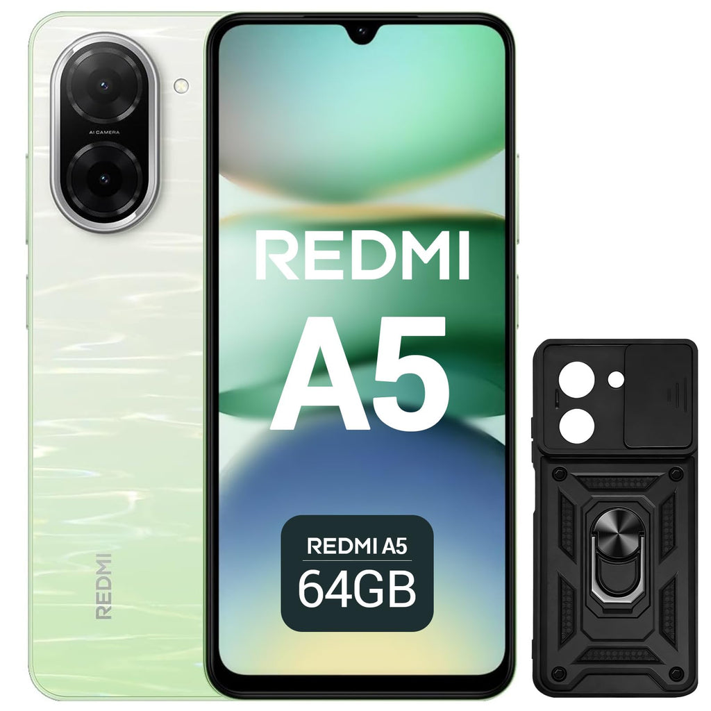 XIAOMI Redmi A5 Móvil 6.88" 120Hz, 64GB+3GB RAM - Cámara AI 32MP, Batería 5200mAh, Lector Huella, Procesador Octa-Core - Oro
