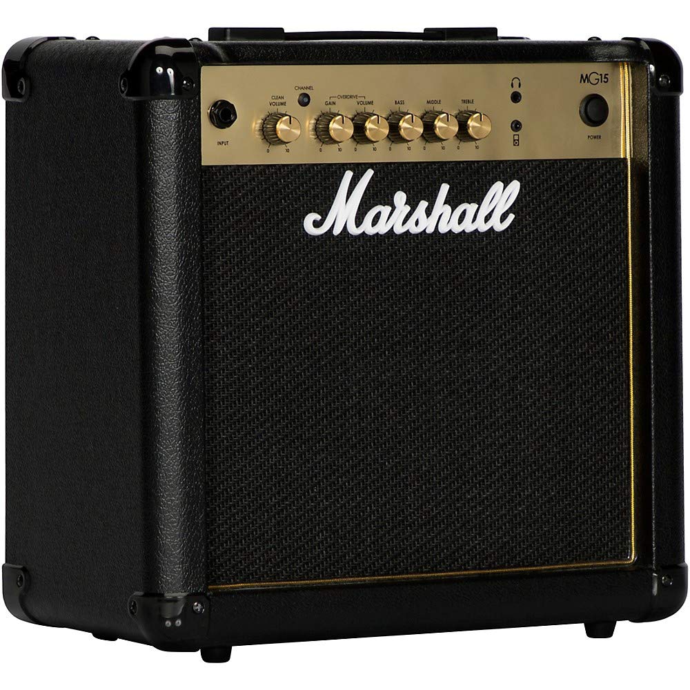 Marshall MG50GFX Amplificador combinado de guitarra com FX incorporado, prático adequado para guitarra elétrica, preto e dourado, With Effects, 50 W