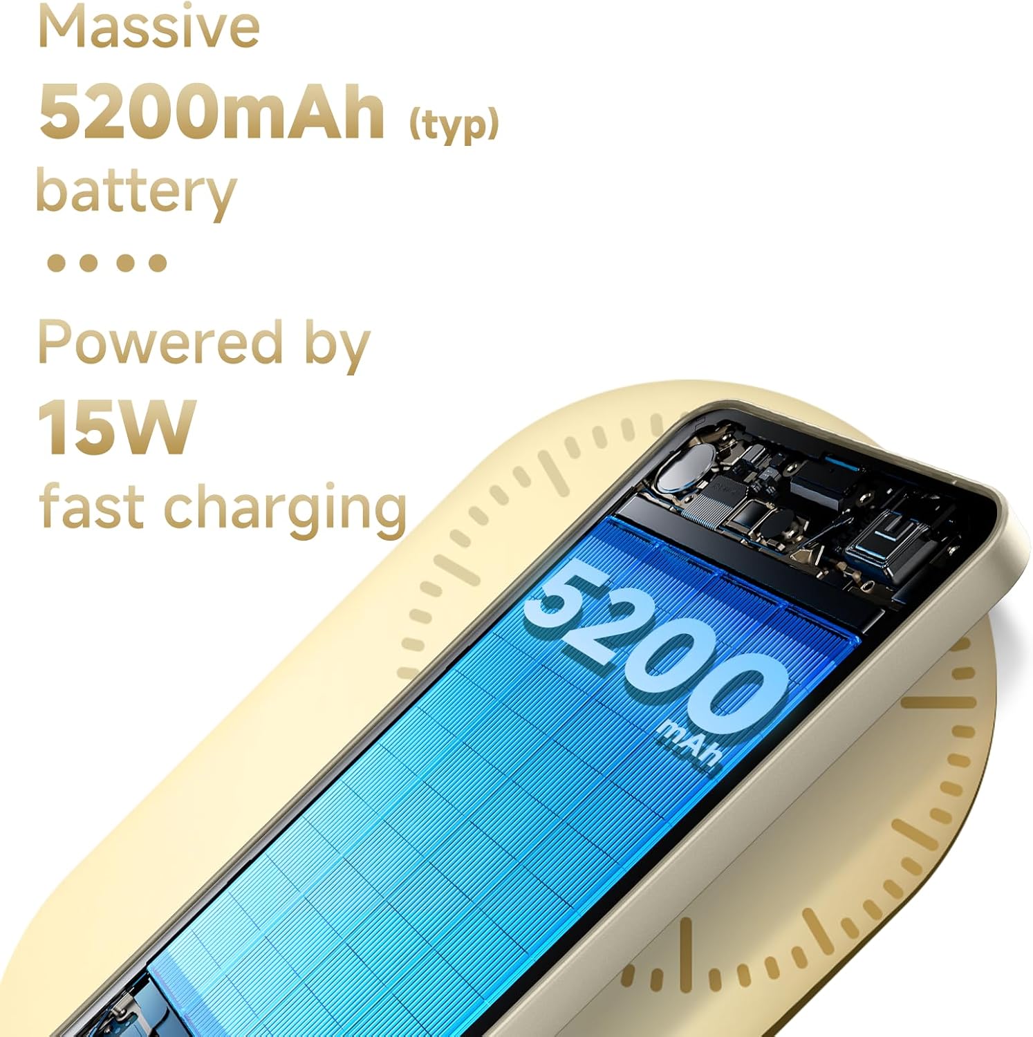 XIAOMI Redmi A5 Móvil 6.88" 120Hz, 64GB+3GB RAM - Cámara AI 32MP, Batería 5200mAh, Lector Huella, Procesador Octa-Core - Oro