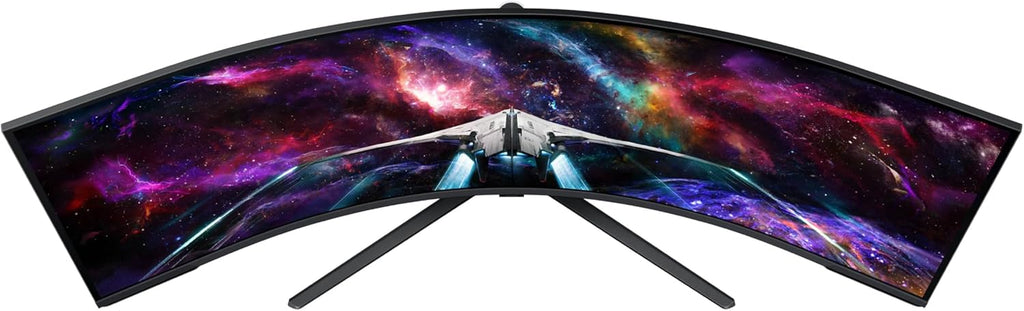 SAMSUNG 57" Odyssey Neo G9 (G95NC) Series Dual 4K UHD 1000R Curved Gaming Monitor, 240Hz, 1ms with DisplayPort 2.1, Quantum Mini-LED, DisplayHDR 1000, AMD FreeSync Premium Pro, LS57CG952NNXZA