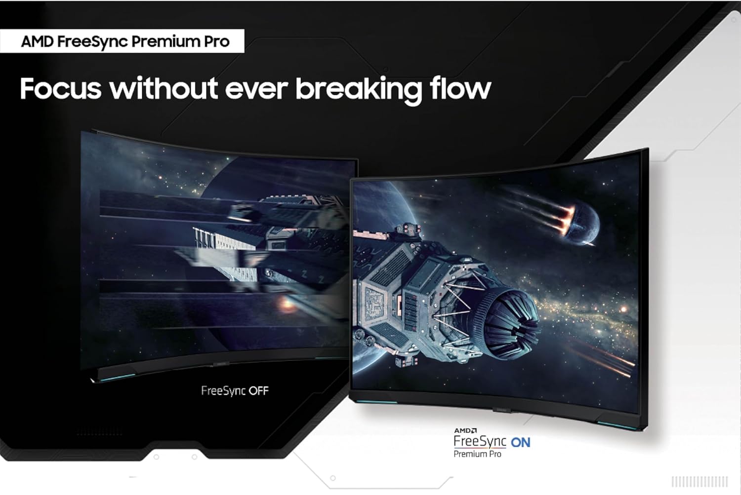 Samsung 32" Odyssey Neo G8 (G85NB) 4K UHD 240Hz 1ms G-Sync 1000R Curved Gaming Monitor, Quantum HDR2000, AMD FreeSync Premium Pro, Matte Display, DisplayPort, Black & White, LS32BG852NNXGO