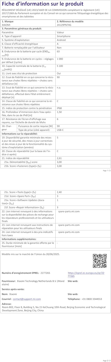 Xiaomi Handy 15 512GB