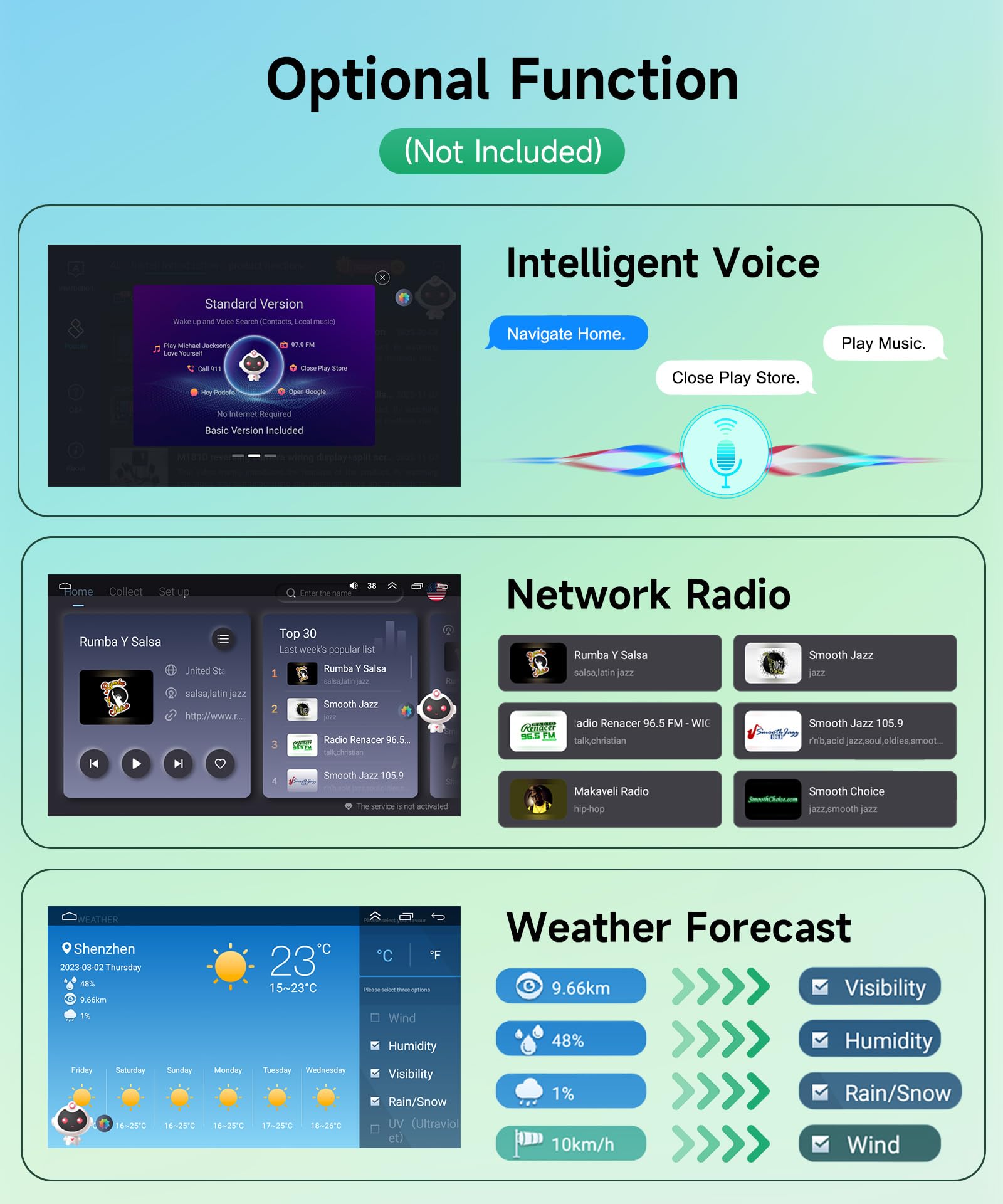 2G+64G Wireless Carplay Android Car Radio for Renault Dacia Logan 2 Sandero B52 2012-2019 9 Inch Radio with Android Auto Navi GPS WiFi Mirror Link Bluetooth FM/RDS/Dab/SWC Rear Camera