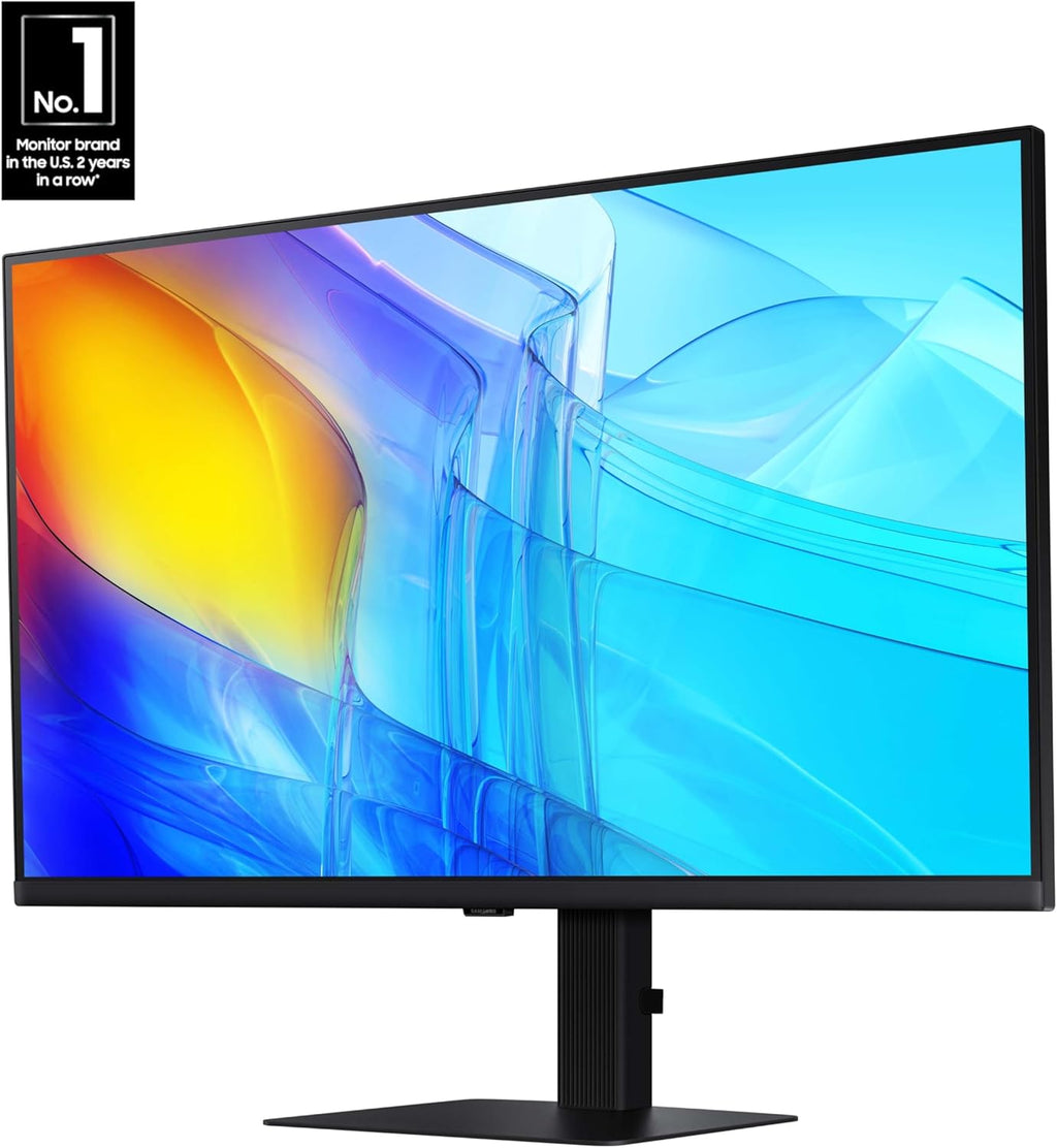 SAMSUNG 32" ViewFinity S8 (S80D) Series 4K UHD High Resolution Computer Monitor, HDR10, Multiple Ports w/ HDMI, DisplayPort, USB-A, Height Adjustable Stand, LS32D806EANXGO, 2024, 3Yr Warranty