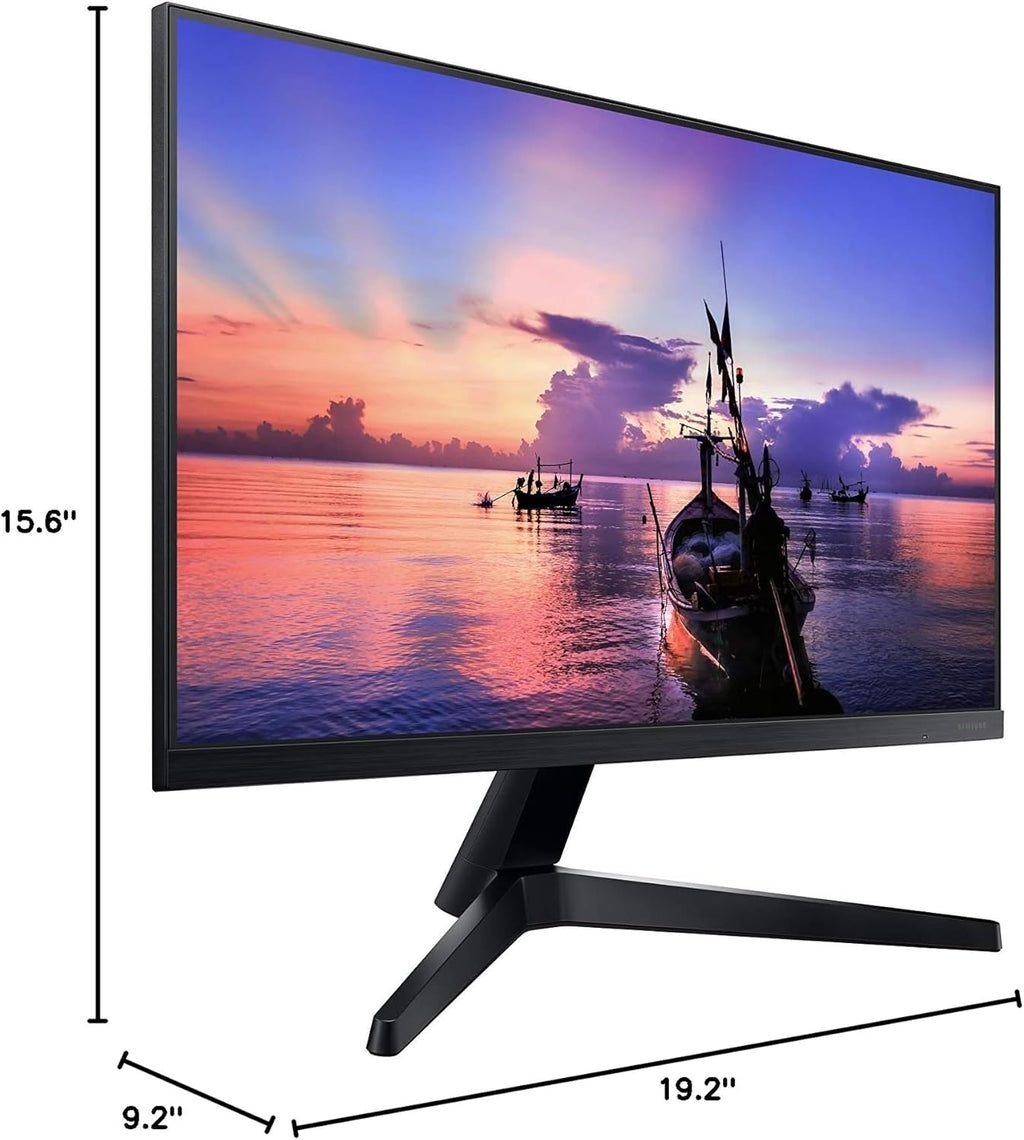SAMSUNG 22" T350 Series FHD 1080p Computer Monitor, 75Hz, IPS Panel, HDMI, VGA (D-Sub), 3-Sided Border-Less, FreeSync, LF22T350FHNXZA