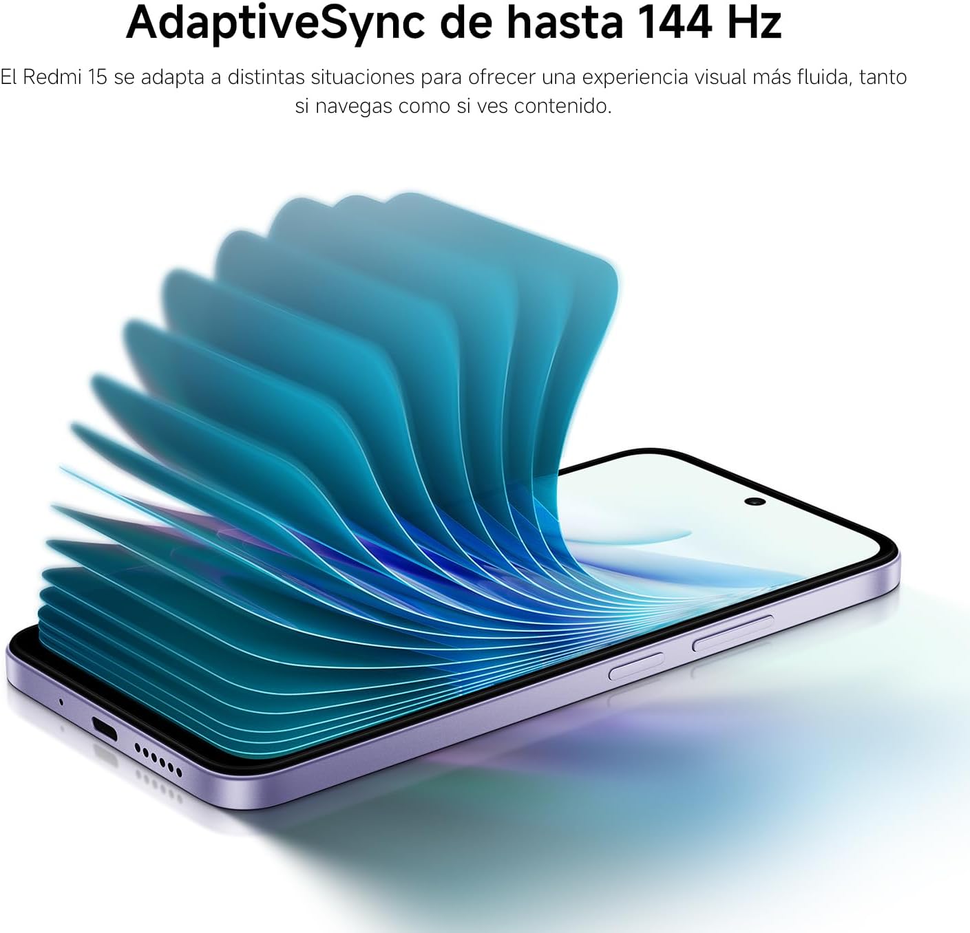 XIAOMI REDMI 15 - Smartphone de 8+256GB, Cámara Dual de 50MP con AI, Pantalla inmersiva de 6,9” FHD+, Snapdragon 685, Carga rápida de 33W, Cargador no Incluido, Negro (Versión ES)