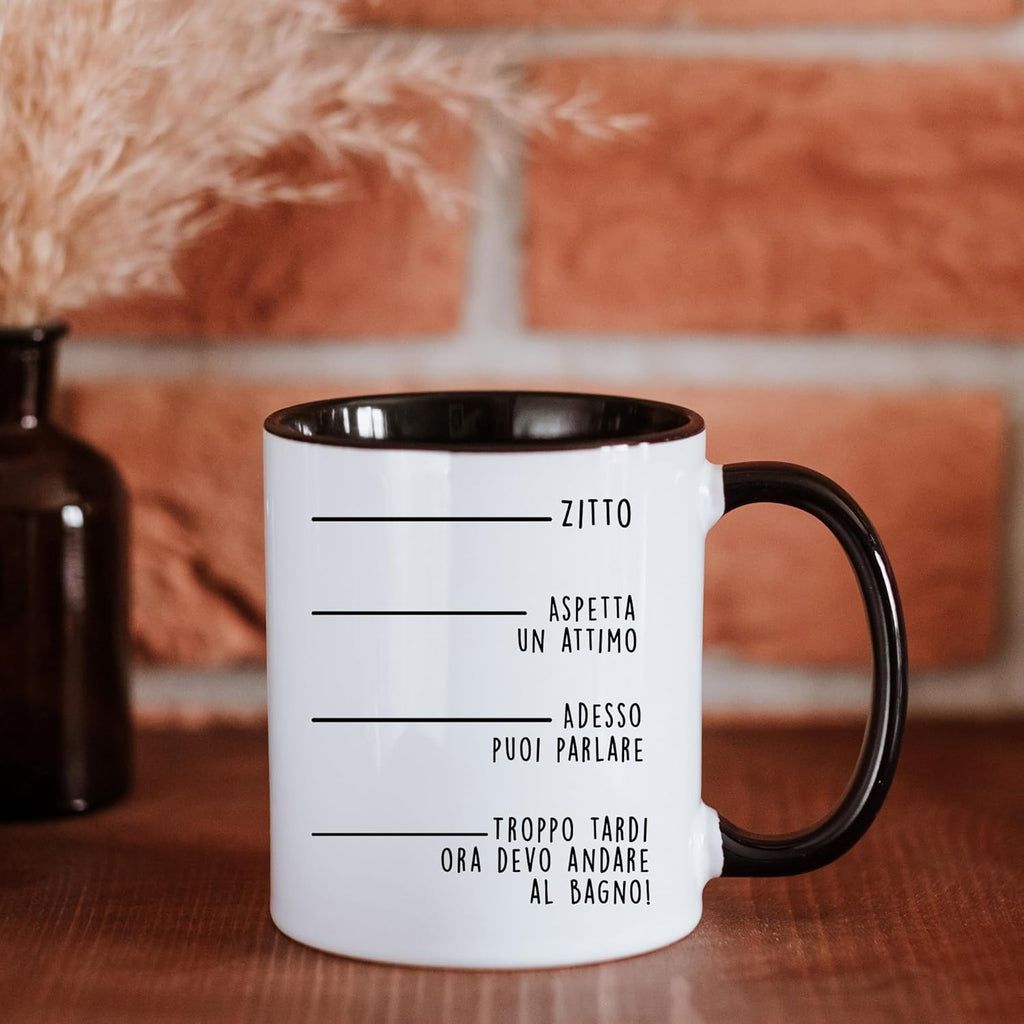 Jungle Mug Caneca divertida | Caneca com mensagens engraçadas | Caneca do pequeno-almoço para homem | Caneca bonita escritório | Presente divertido para ele | Caneca original presente | Caneca lavável