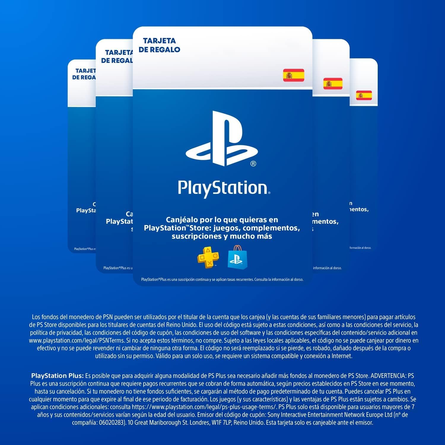 10€ PlayStation Store Tarjeta Regalo | PSN Cuenta española [Código por correo]