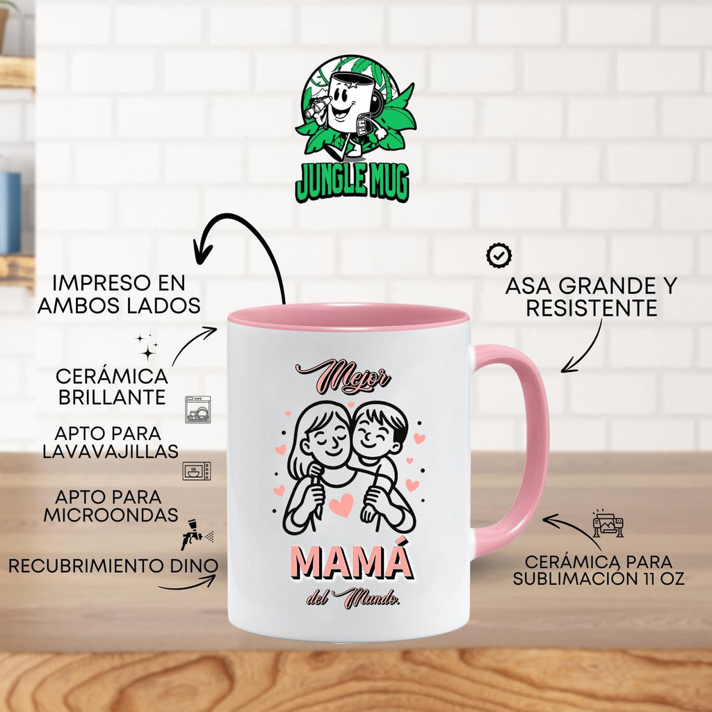Jungle Mug Presente dia da mãe | caneca dia da mãe | melhor mãe do mundo | presente mãe | presente para o dia da mãe | caneca mãe | presentes dia da mãe