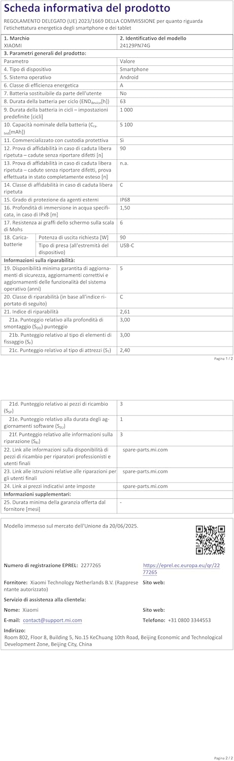 Xiaomi Handy 15 512GB