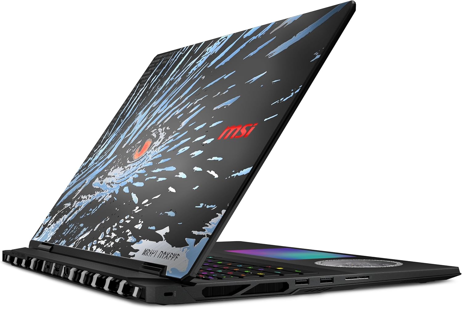 MSI Titan 18 HX Dragon Edition Norse Myth A2XWIG-227ES, 18" UHD+ 120Hz Gaming Laptop (Intel Core Ultra 9 285HX, 64Gb RAM, 2TB SSD, RTX 5080-16GB, Windows 11 Home Advanced) Spanish QWERTY Keyboard