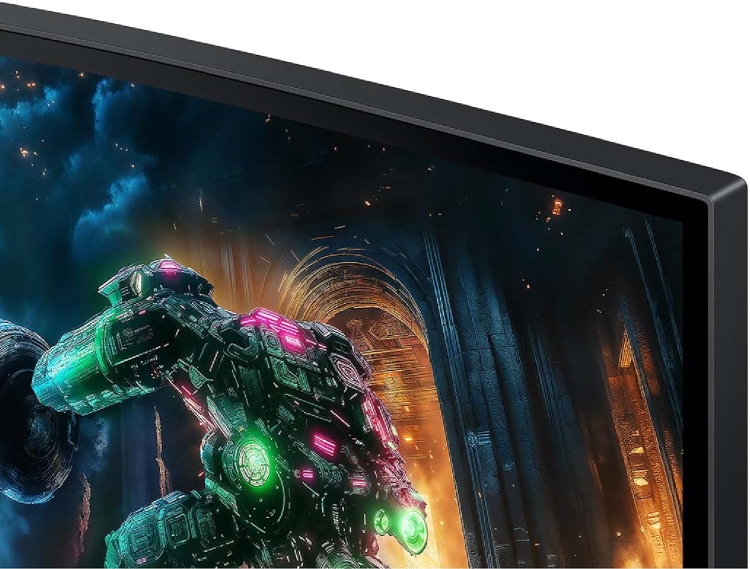 SAMSUNG 40” Odyssey G7 (G75F) WUHD Resolution, 180Hz, Curved Gaming Monitor, 1ms Response Time (GtG), VESA DisplayHDR™ 600, AMD FreeSync™ Premium Pro, LS40FG75DENXZA, 2025