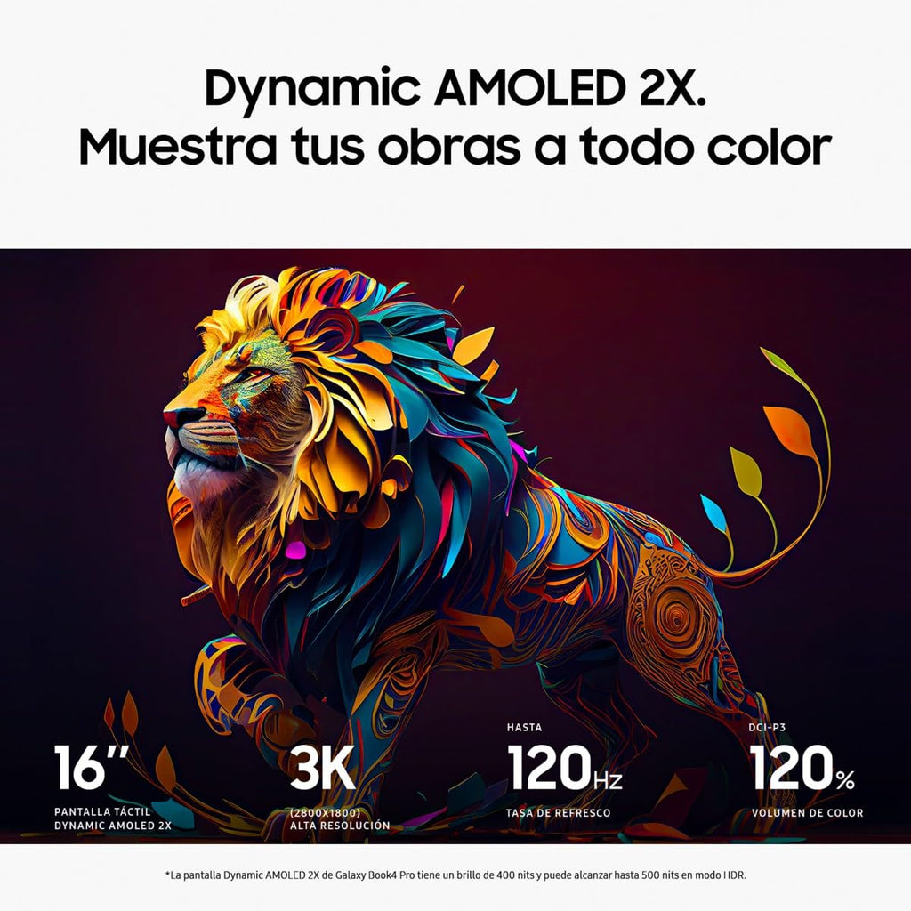 Samsung Galaxy Book4 Edge, computador portátil IA Copilot+, PC HDR de 16", Snapdragon X Elite X1E-84-100, 16GM RAM, 1TB SSD, Qualcomm Adreno GPU, Windows 11 Home, azul, teclado QWERTY espanhol