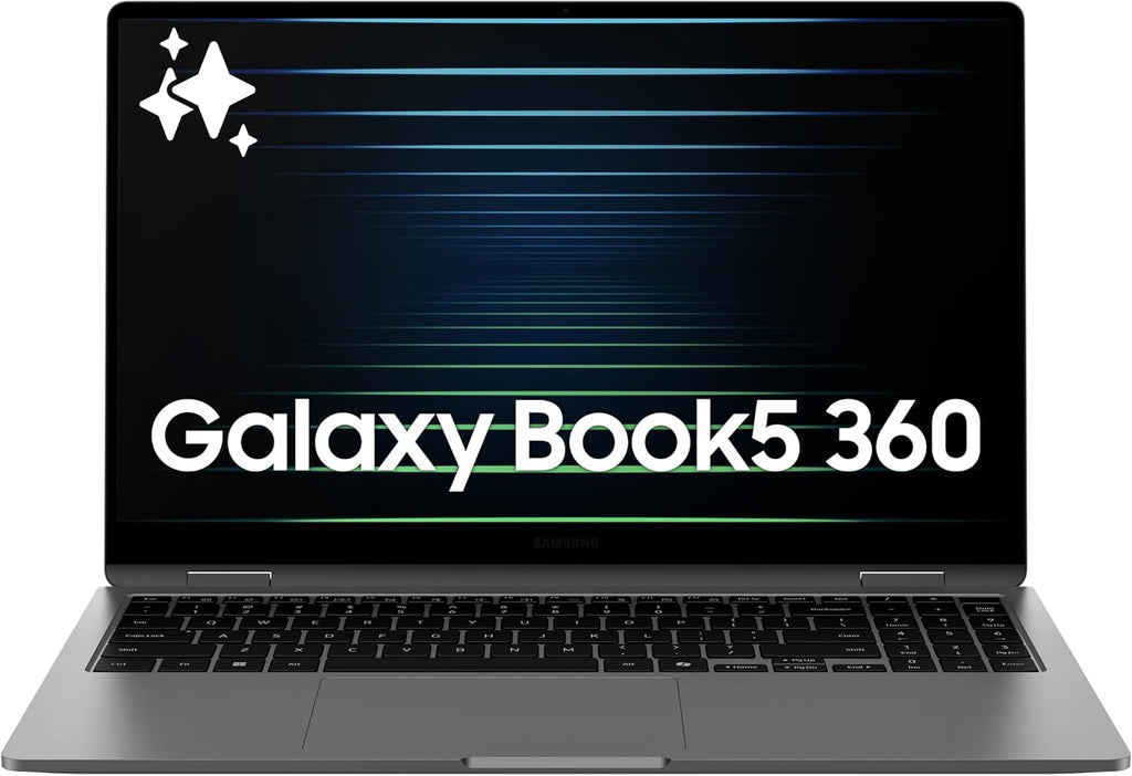 Samsung 16” Galaxy Book5 Pro 360 Copilot+ PC, AI Computer, Intel Core 7 Ultra Processor, 3K AMOLED (2880x1800) Touchscreen, S Pen,120Hz, Dolby Atmos, Student Laptop, Lightweight, All-Day Battery Life