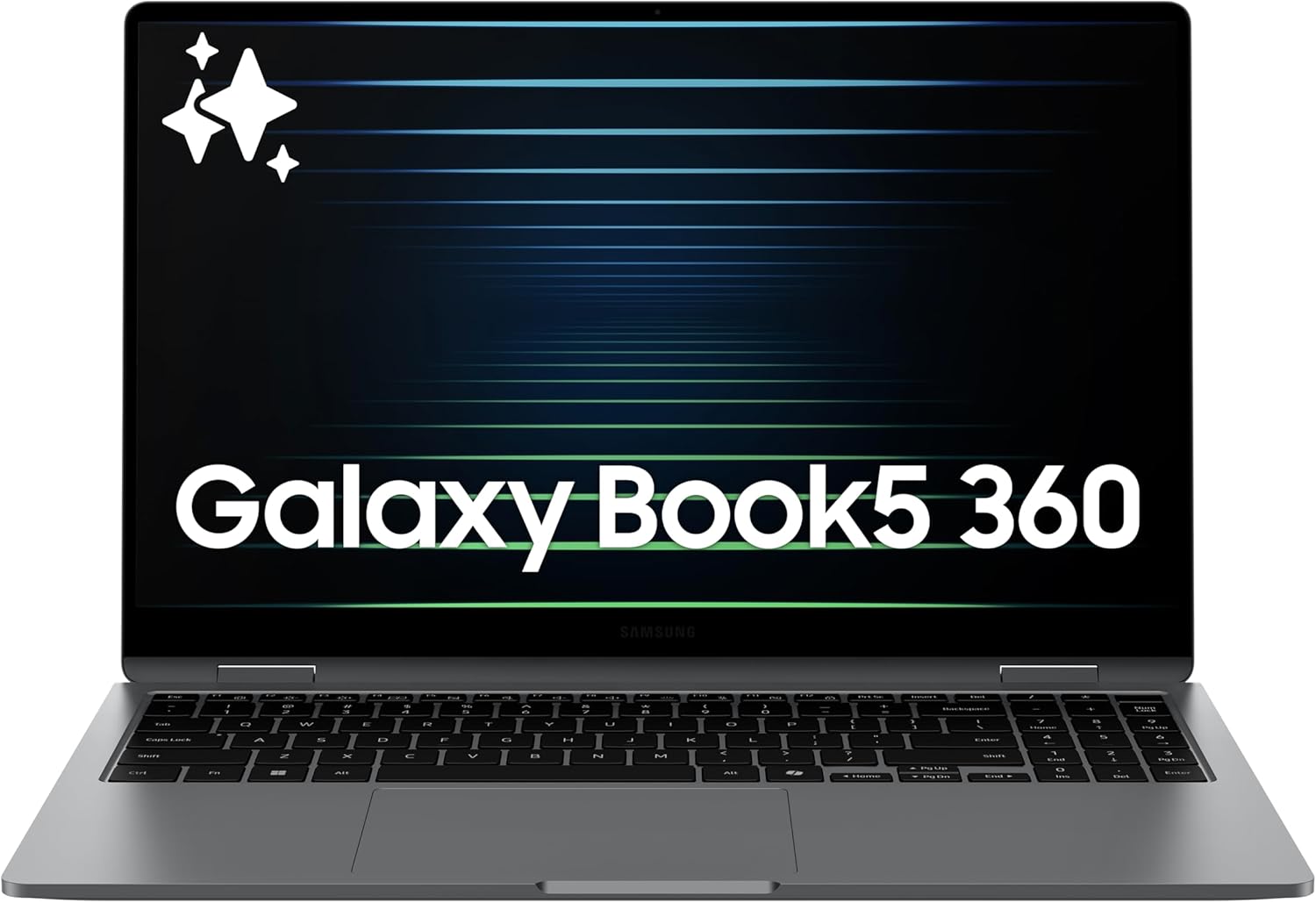 Samsung 16” Galaxy Book5 Pro 360 Copilot+ PC, AI Computer, Intel Core 7 Ultra Processor, 3K AMOLED (2880x1800) Touchscreen, S Pen,120Hz, Dolby Atmos, Student Laptop, Lightweight, All-Day Battery Life